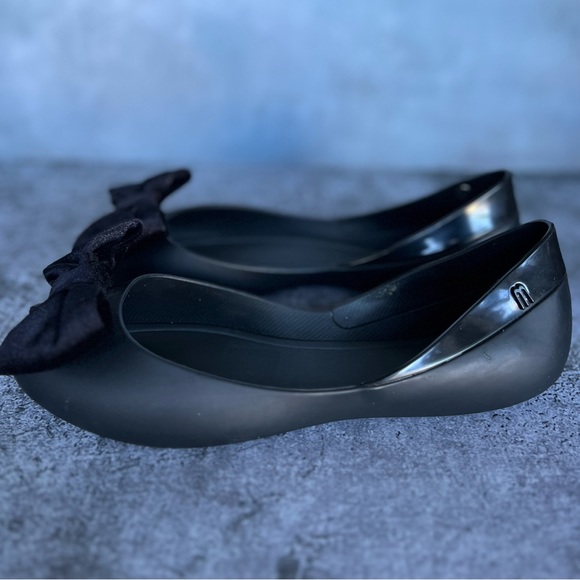 Melissa Shoes - Melissa Black Flats with Bow